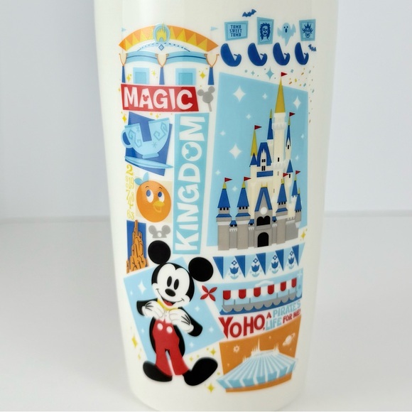 Starbucks Disney Magic Kingdom Yo Ho A Pirates Life 12 oz Ceramic Tumbler NO LID - Picture 5 of 12